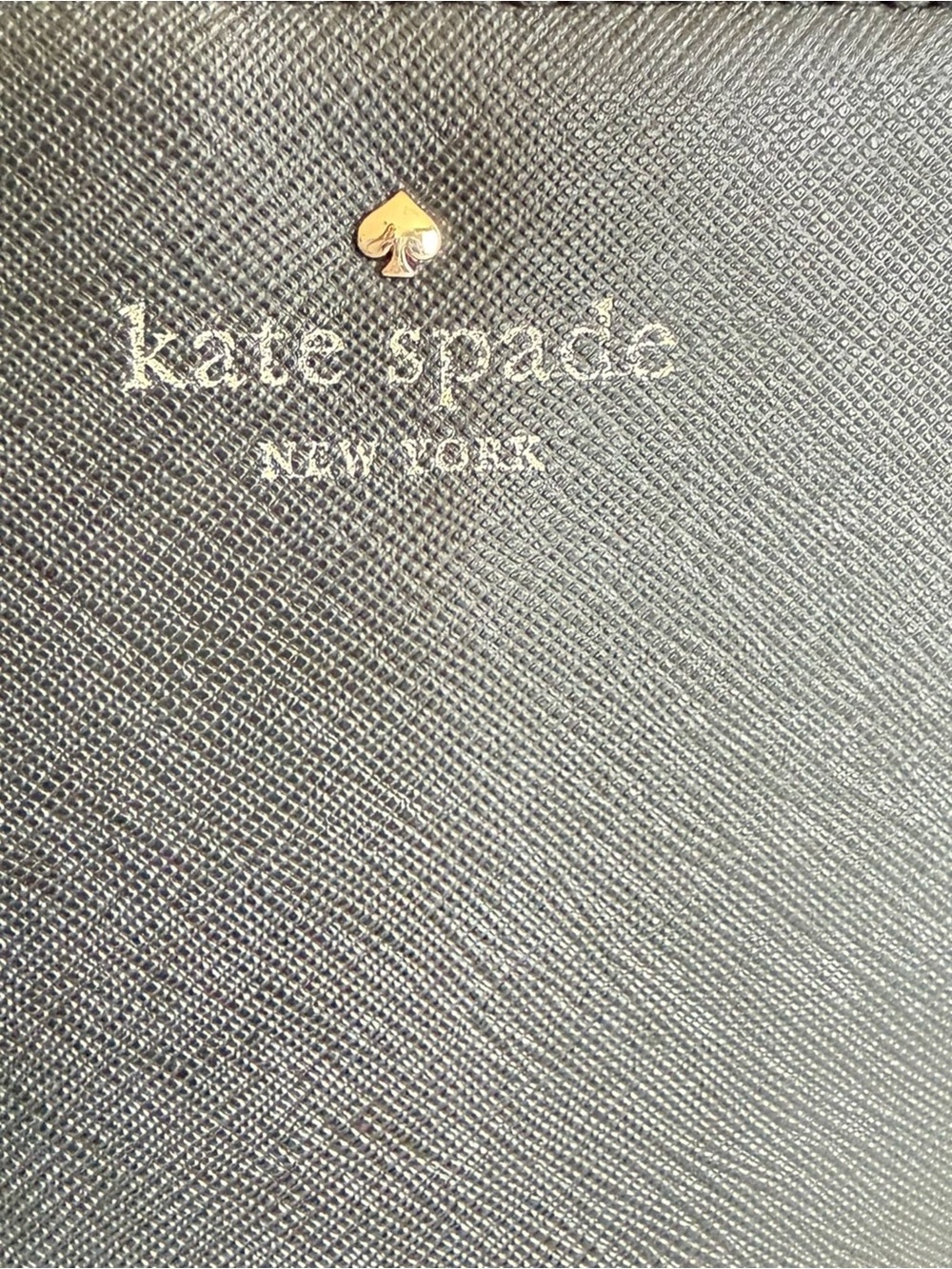 Kate Spade New York Black Textured Crossbody Bag Polka Dot - Picture 4 of 12